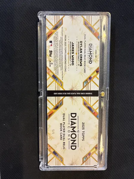 2025 Topps Diamond Icons Dylan Crews James Wood Booklet Patch /5