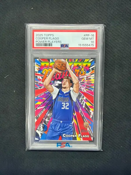 2025 Topps Cooper Flagg Power Players PSA 10 475
