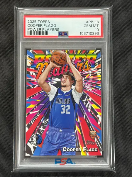 2025 Topps Cooper Flagg Power Players PSA 10 293