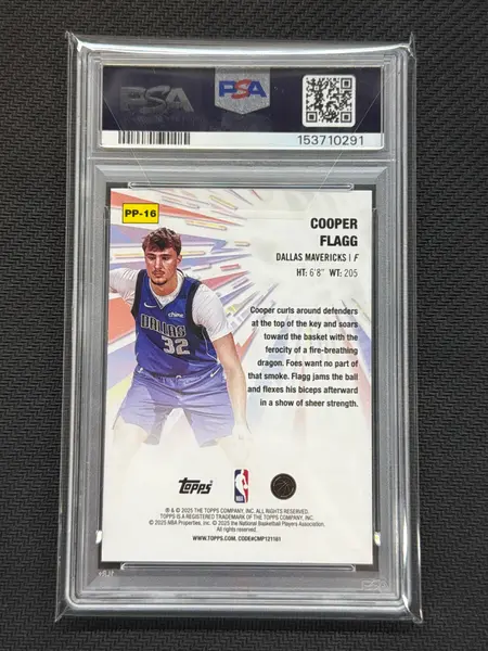 2025 Topps Cooper Flagg Power Players PSA 10 291