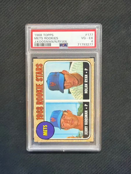 2969 Topps Mets Rookies Nolan Ryan Jerry Kioosman #177 PSA 4