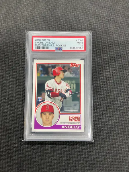 2018 Topps Shohei Ohtani Rookie 83 PSA 9 Angels 553