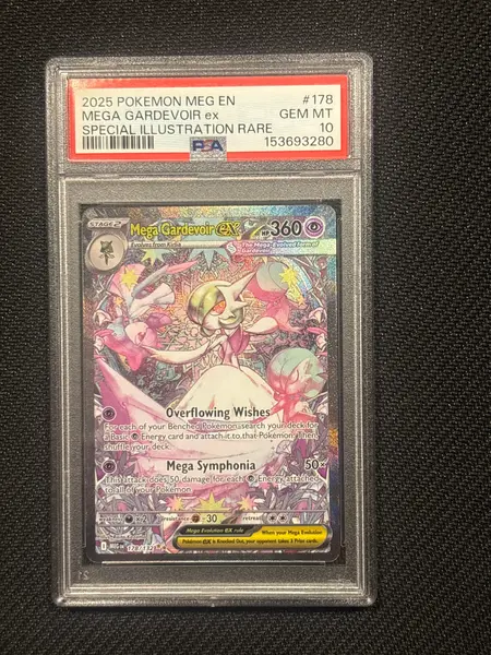 2025 Pokemon Mega Evolutions Mega Gardevoir ex 178 PSA 10