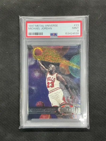 1997 Metal Universe Michael Jordan Base #23 PSA 9 | Card Ladder
