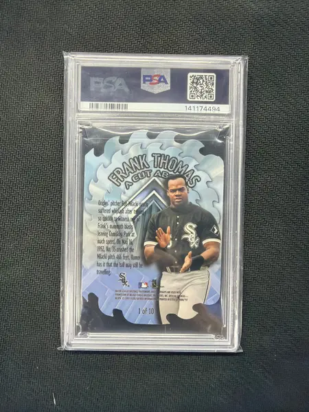 1997 Skybox E-X2000 Frank Thomas Cut Above PSA 8