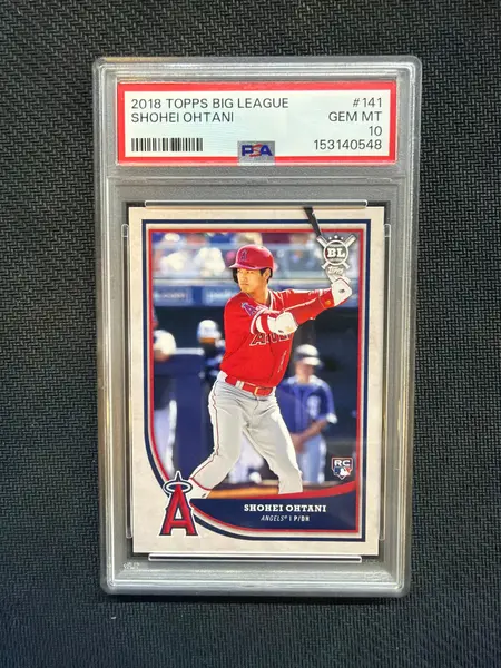 2018 Topps Big League Shohei Ohtani #141 PSA 10 Angels 548