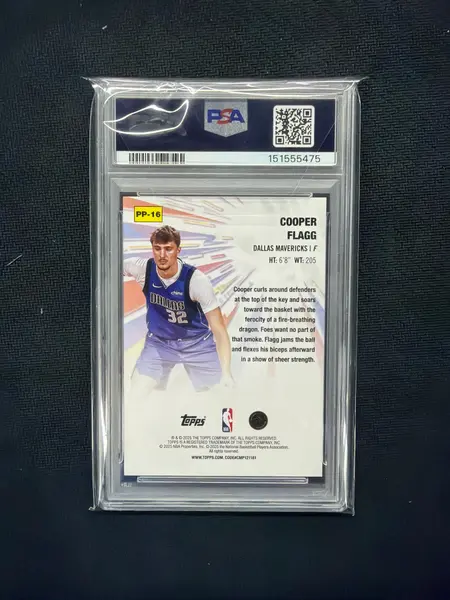 2025 Topps Cooper Flagg Power Players PSA 10 475