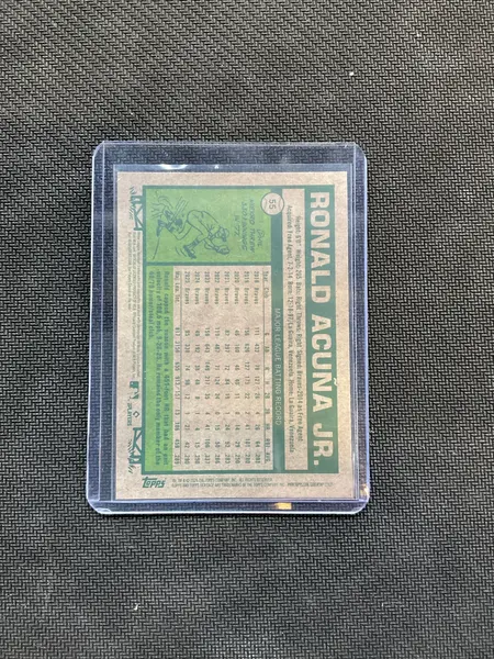 2026 Topps Heritage Ronald Acuna Jr. Black /77 Braves