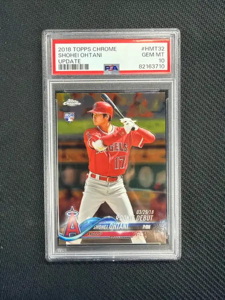 2018 Topps Chrome Update Shohei Ohtani Rookie PSA 10 Angels