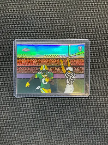 2025 Topps Chrome Matthew Golden Super Bowl Tecmo Case Hit Packers