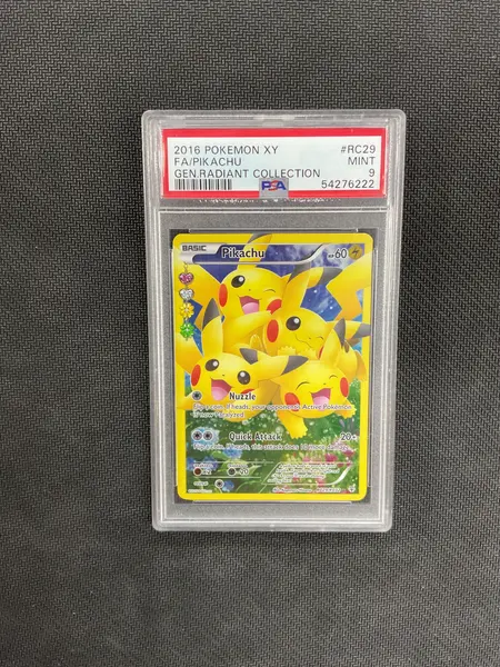 2016 Pokemon XY Pikachu Radiant Collection 29 PSA 9