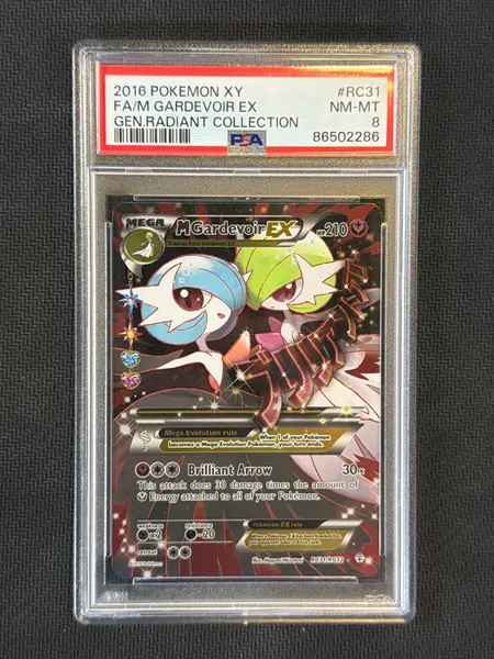 2016 Pokemon Radiant Collection M Gardevoir EX RC31 PSA 8