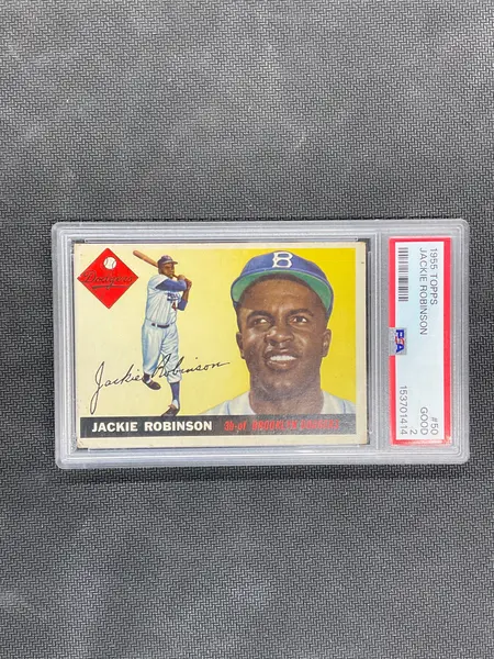 1955 Topps Jackie Robinson #50 PSA 2 Dodgers