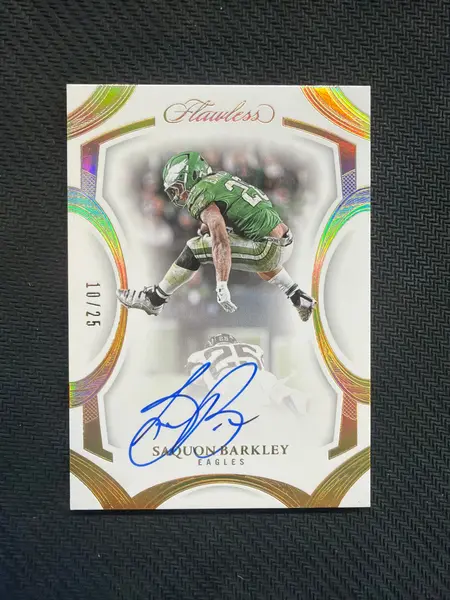 2025 Panini Flawless Saquon Barkley Auto /25 Hurdle