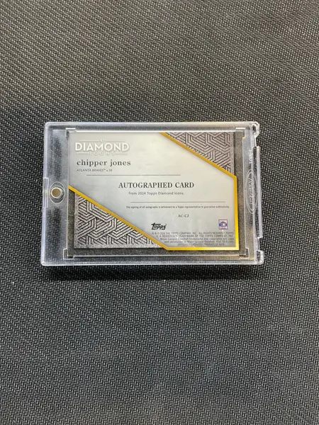 2024 Topps Diamond Icons Chipper Jones Auto /25 Braves