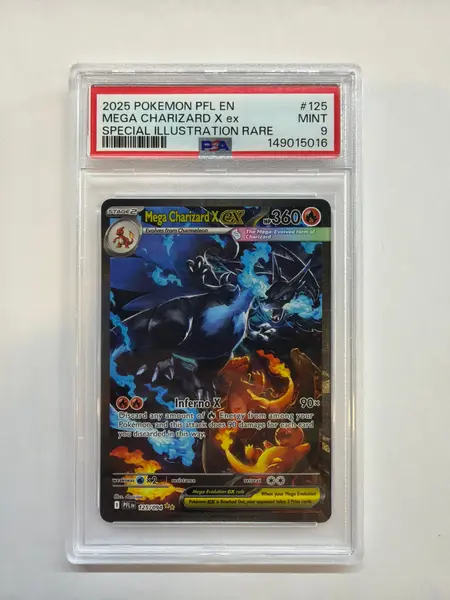 2025 Mega Charizard X ex 125 PSA 9