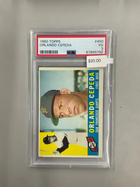 1960 Topps Orlando Cepeda #450 PSA 3 Giants