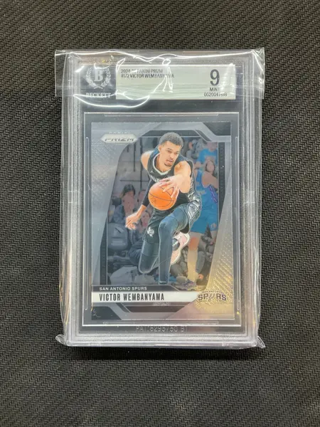 2024-25 Panini Prizm Victor Wembanyama BGS 9