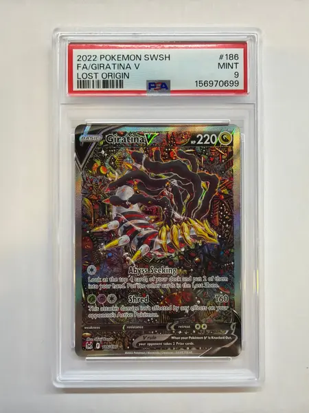 2022 Giratina V 186 PSA 9