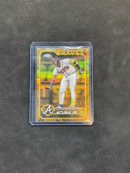 2024 Topps Chrome Gilded Ronald Acuna Jr. /99 Braves