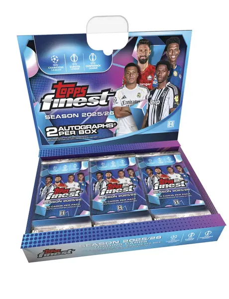 2025/26 Topps UEFA Club Competitions Finest Soccer Hobby Box - Pre Order