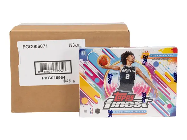 2025-26 Topps Finest Basketball Hobby 8-Box Case