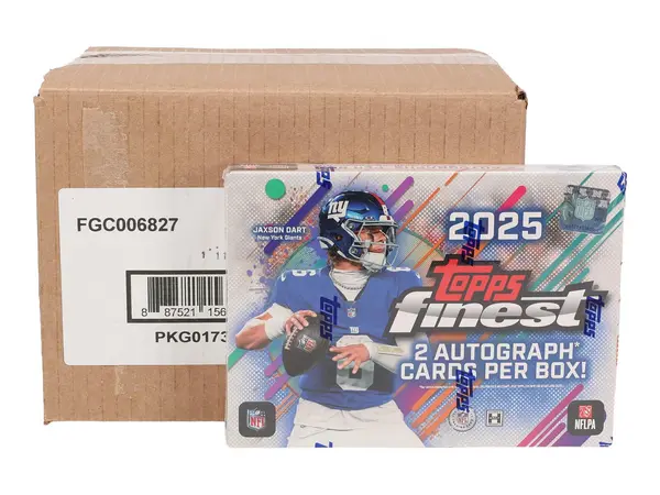 2025 Topps Finest Football Hobby 8-Box Case