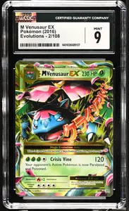 2016 Pokemon Evolutions M Venusaur EX Holo 2/108 CGC 9 #2/108