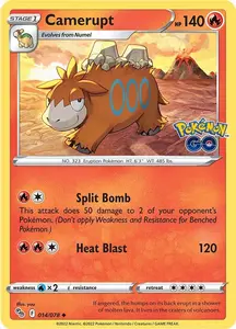 Camerupt (014/078) [Pokémon GO] - Near Mint