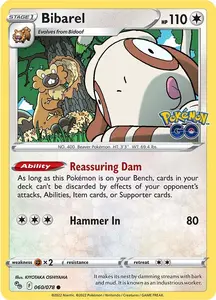 Bibarel (060/078) [Pokémon GO] - Near Mint