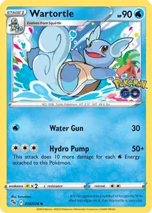 Wartortle (016/078) [Pokémon GO] - Lightly Played