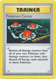 Pokemon Center (85/102) [Base Set Shadowless Unlimited] - Lightly Played