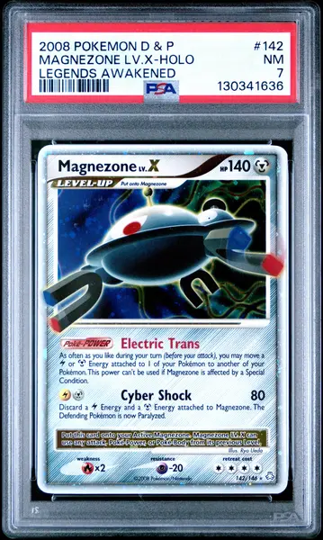 2008 Magnezone LV.X Pokemon Diamond & Pearl Legends Awakened PSA 7 NM