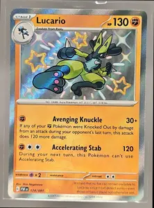 2024 Pokemon Paldean Fates Lucario #174/091 - NM-MT