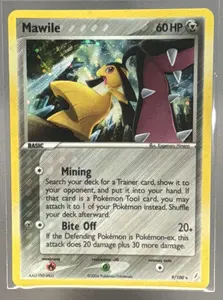 2006 Pokemon EX Crystal Guardians Mawile #9/100 Holo