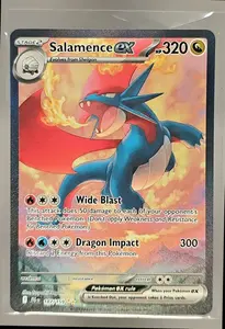 2025 Pokemon Journey Together Salamence ex #187/159 - NM-MT