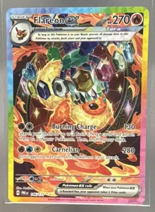 2025 Pokemon Prismatic Evolutions Flareon ex #146/131 Special Illustration Rare