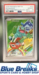2026 Pokemon MEP Black Star Promos Bulbasaur #037 First Partner Illustration Collection Series 1 PSA 10