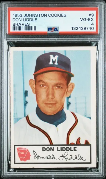 1953 Johnston Cookies Milwaukee Braves Complete PSA Graded Set
