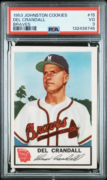 1953 Johnston Cookies Milwaukee Braves Complete PSA Graded Set