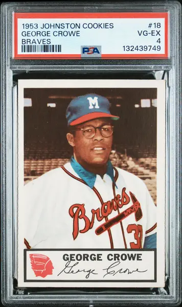 1953 Johnston Cookies Milwaukee Braves Complete PSA Graded Set