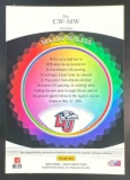 2022 Panini Select Draft Picks Malik Willis Color Wheel #CW-MW RC - NM-MT