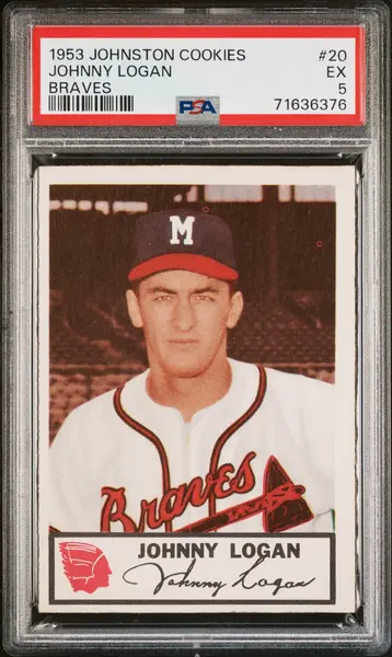 1953 Johnston Cookies Milwaukee Braves Complete PSA Graded Set