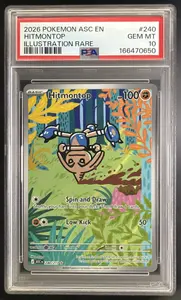 2026 Pokemon Ascended Heroes Hitmontop #240/217 Illustration Rare PSA 10