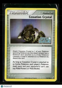 Pokemon 2009 EX Crystal Guardians Cessation Crystal #74/100