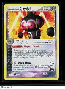 Pokemon 2004 EX Team Magma vs Team Aqua Team Magma's Claydol #8/95