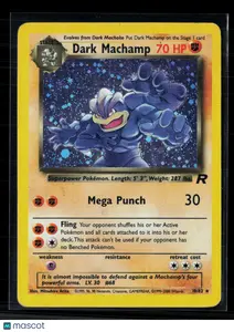 Pokemon 2000 Team Rocket Dark Machamp #10/82