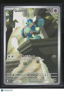 Pokemon 2025 Scarlet & Violet Black Bolt Golett #122/86
