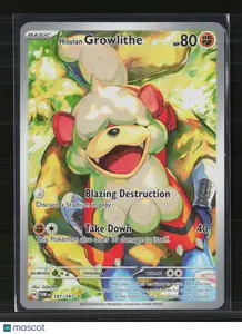Pokemon 2024 Twilight Masquerade Hisuian Growlithe #181/167