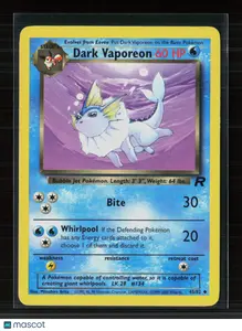 Pokemon 2000 Team Rocket Dark Vaporeon #45/82
